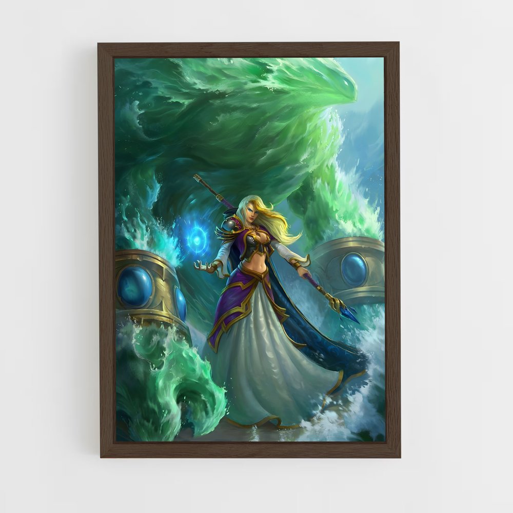 Poster L'Oracle Émeraude – affiche World of Warcraft (vue 5)